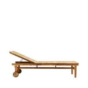 M8 Sammen Sun Lounger solseng i teak fra FDB Møbler fra siden