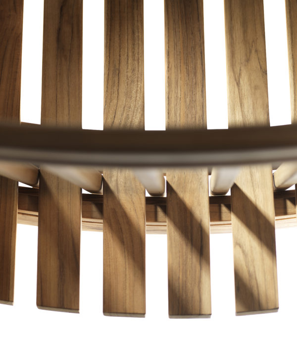 M1 Sammen Garden Chair. Hagestol i teak fra FDB Møbler detaljbilde 2