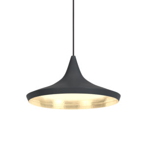 Beat Wide Pendant LED Sort fra Tom Dixon