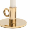Vesper lysestake fra Klong, detaljbilde av lysestake i messing