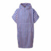 Naram Poncho fra Bongusta i dazzling blue & rose
