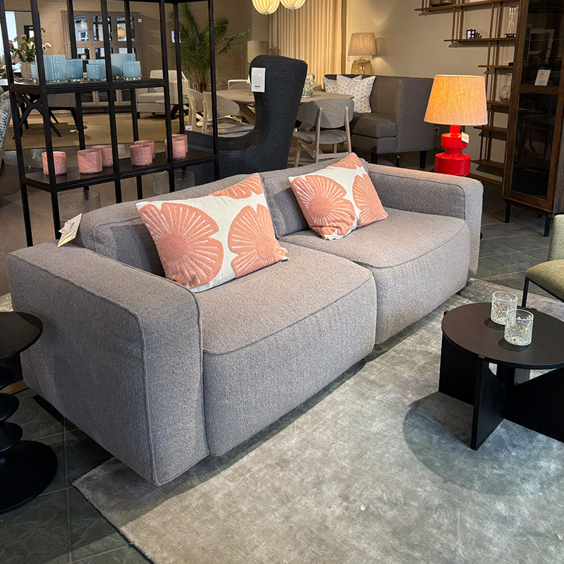 Supersoft sofa-fogia-et hjem-utstillingsmodell-salg