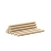 Stoff nagel lys i 12 pk i beige