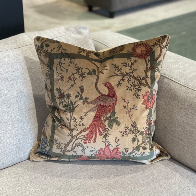 Bird of Paradise Beige pute 50x50 fra Frati Home-et hjem-forside
