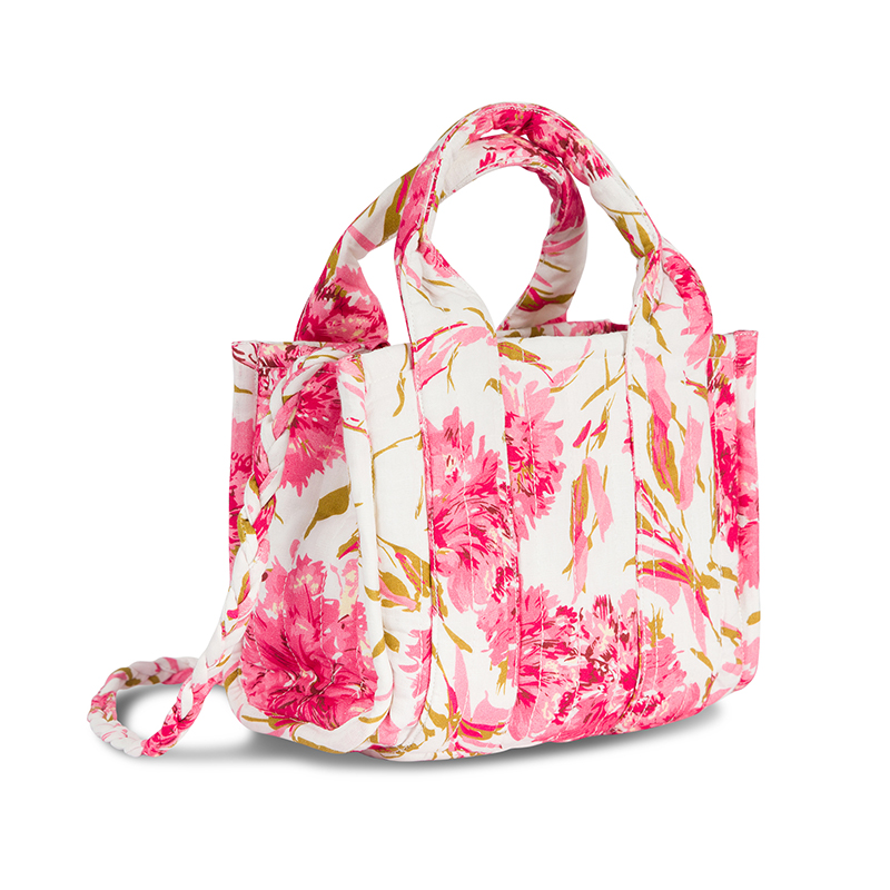 Tote bag small Pink Blossom fra bytimo et hjem produktbilde