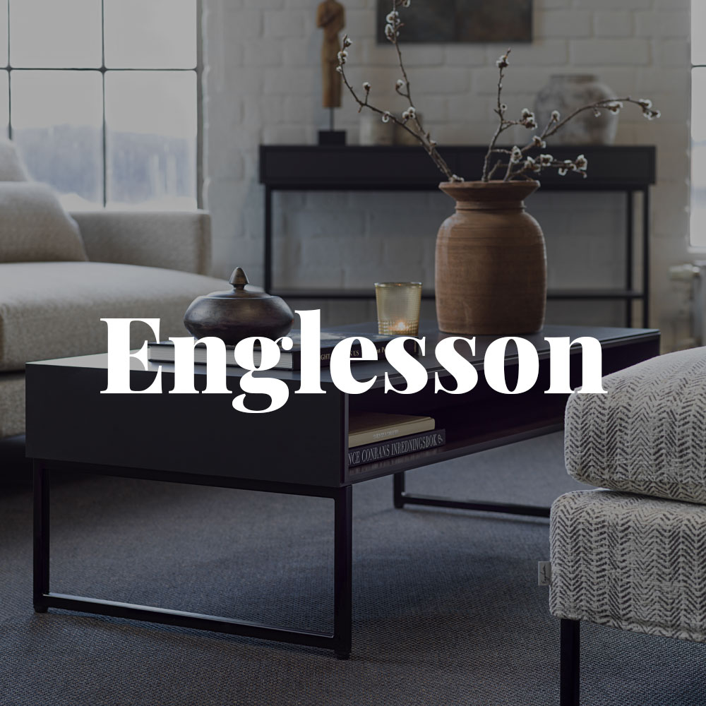 Englesson kampanje på metall- og tremøbler