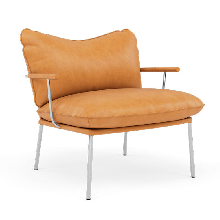 Pico lenestol i Vintage Cognac fra Fogia-design av Andreas Engesvik-et hjem-lenestol
